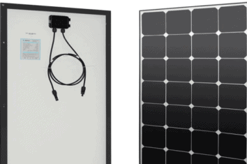 雷诺日蚀100瓦12伏单晶太阳能电池板特色图像