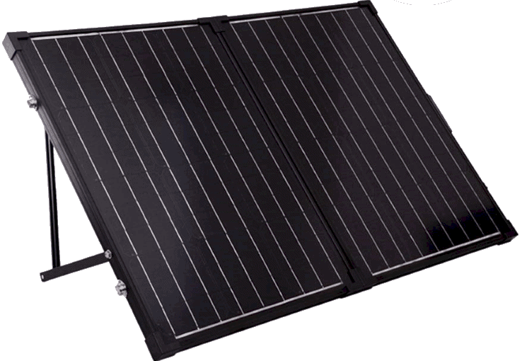 Renogy 100瓦12伏单晶可折叠太阳能手提箱特色图像