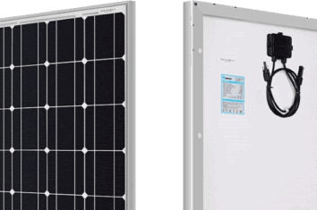 雷诺吉100瓦12伏单晶太阳能电池板特色图像