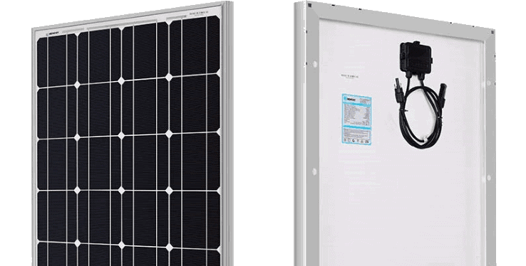 Renogy 100-Watt 12伏单晶太阳能电池板特色图像